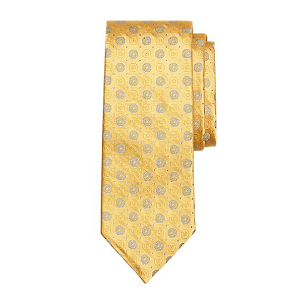 Shadow Medallion Tie - Gold